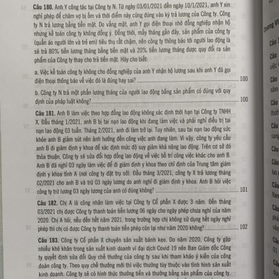 500 Câu hỏi và tình huống giải quyết các vướng mắc tranh chấp lao động
