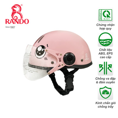 Nón Bảo Hiểm Trẻ Em Màu Hồng - CHPM-03-PINK