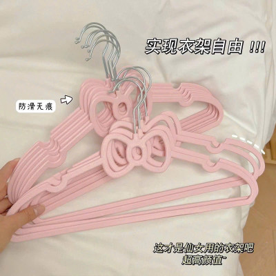 Set 10 Móc Treo Quần Áo Hình Nơ Xinh Xắn – Nhựa Dẻo Cao Cấp, Chống Trượt, Chịu Lực 5Kg - HÀNG CHÍNH HÃNG MINIIN