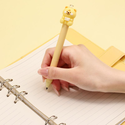 Bút Chì Bấm Bear Cheese - Kuki KK-7489-MD-TK - Màu Nâu