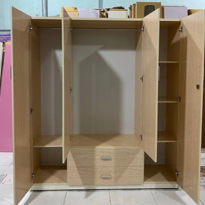 Tủ quần áo nhựa 4 cánh treo kèm ngăn xếp ĐV Tundo 164 x 185 x 47 cm nhiều màu lựa chọn
