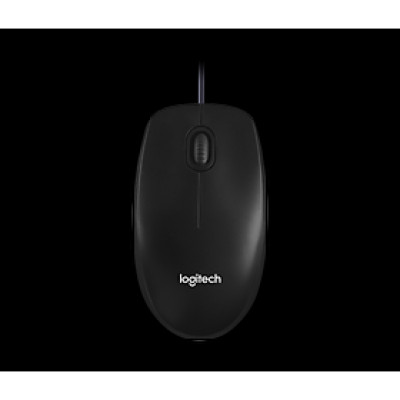 Chuột có dây Logitech B100- Hàng chính hãng