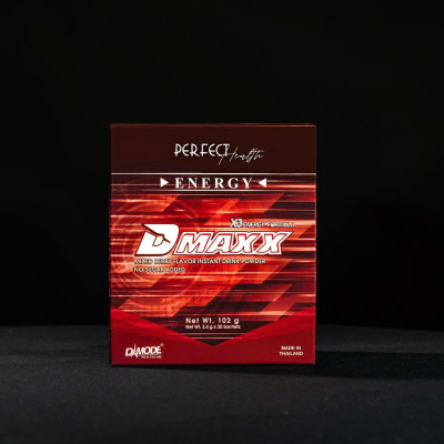 DMAXX thức uống bổ sung vitamin năng lượng không đường DAMODE 2 gói dùng thử màu đỏ