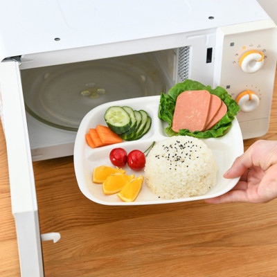 Khay ăn dặm 3 ngăn Nakaya , giúp mẹ rèn luyện cho bé thói quen ăn dặm khoa học và hợp lý-nội địa Nhật Bản 