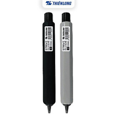 Hộp 20 min chì 2B 0.5mm Strive Thiên Long PCL-008 - Màu ngẫu nhiên