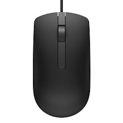 Chuột Có Dây Dell MS116 (Đen) - Hàng Chính Hãng