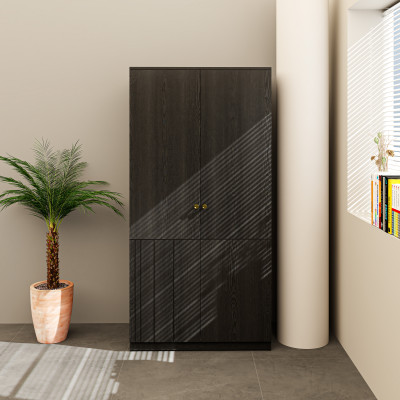 [Happy Home Furniture] JOVIE, Tủ quần áo 2 cánh mở , 90cm x 54cm x 180cm ( DxRxC), TCM_166