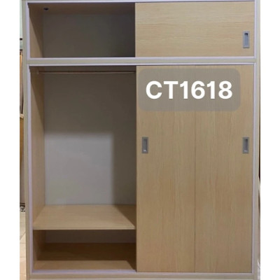 Tủ quần áo nhựa cánh lùa 2 tầng 4 cánh ĐV Tundo 160 x 200 x 50 cm màu lựa chọn