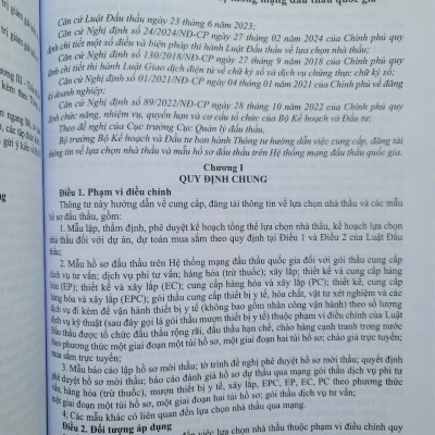 Sách Luật Đấu Thầu sửa đổi, bổ sung và Văn Bản Hướng Dẫn Thi Hành - V2535D