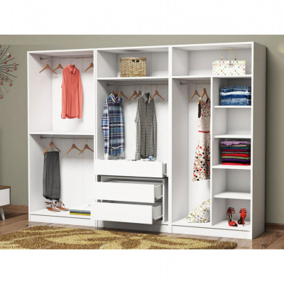 Tủ áo nhỏ gọn cho bé tủ gỗ MDF cao cấp SMLIFE Baxcon