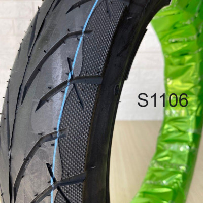 Vỏ sau xe VISION, VARIO, CLICK 90\90-14 S1106 4PR 46P TL hiệu NARUBB không sử dụng ruột