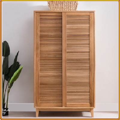 Tủ quần áo gỗ sồi cửa lùa Tundo 120 x 60 x 200 cm