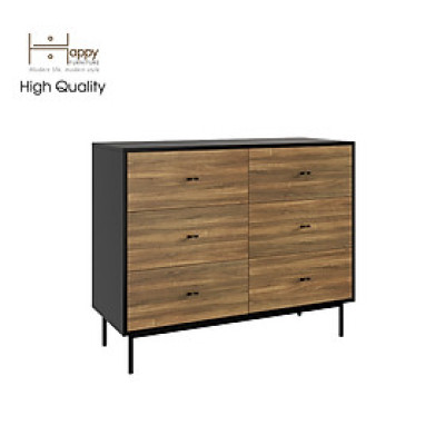 [Happy Home Furniture] BECKY, Tủ đựng đồ 6 ngăn kéo  - chân sắt ,  120cm x 50cm x 100cm ( DxRxC), THK_034