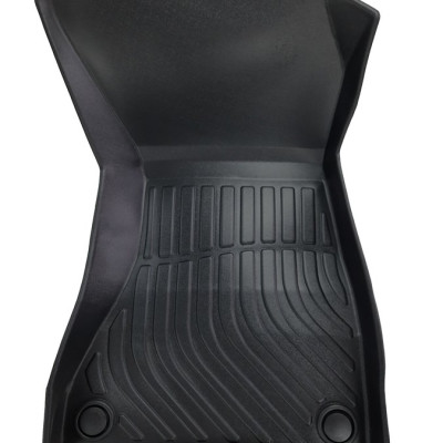 Thảm lót sàn xe ô tô BMW 4 series sd 2015 -2020 Nhãn hiệu Macsim chất liệu nhựa TPE cao cấp màu đen