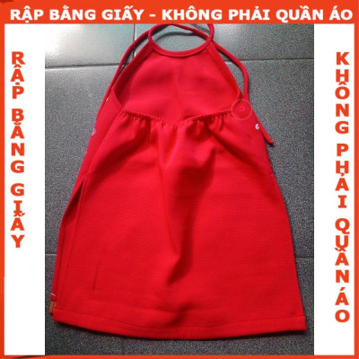 Rập giấy mã R195- Rập váy với yếm cách điệu (BẢN VẼ)