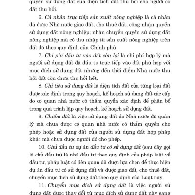 Luật đất đai ( sửa đổi, bổ sung năm 2024) - bản in 2024