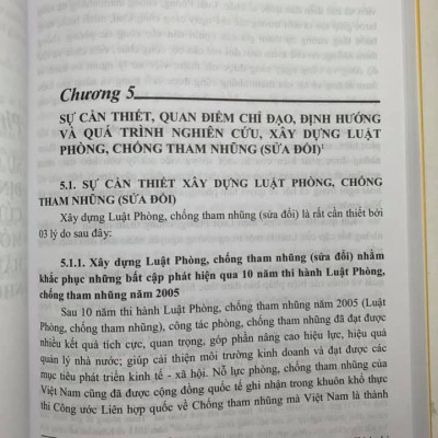 Pháp Luật về phòng, chống tham nhũng và xử lý các hành vi phạm tội