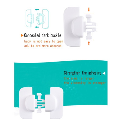 Khóa Cửa Tủ Lạnh An Toàn Cao Cấp, Chốt Cánh Tủ Lạnh Giữ An Toàn Cho Bé, Tiện Dụng Trong Gia Đình, Sử Dụng Dễ Dàng. Taky Home 3106