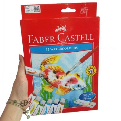 Màu Vẽ Nước 12 Tuýp Màu 121004N Faber Castell