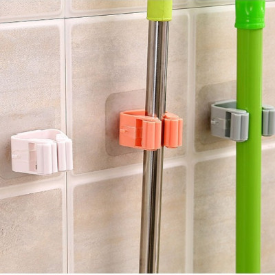 Bộ 2 Móc treo cây lau nhà, chổi quét, siêu chắc tải trọng 10kg MÀU NGẪU NHIÊN ( 2 CÁI)