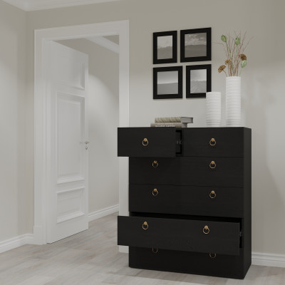 [Happy Home Furniture] WESLEY, Tủ đựng đồ - 6 hộc kéo ,  90cm x 45cm x 110cm ( DxRxC), THK_050