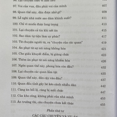 Luật Xưa Án Cũ