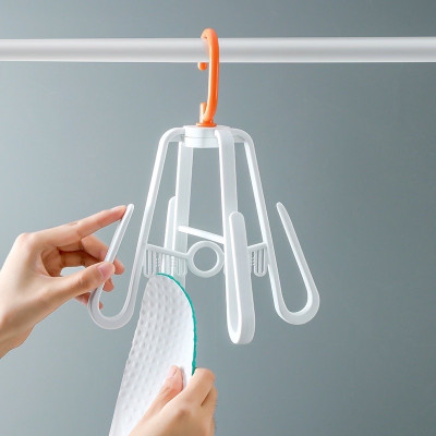 Set 2 móc treo phơi giày dép thông minh đầu xoay 360 độ , xếp gọn tiện lợi khả năng chịu lực cao , phơi được nhiều đồ mà không chiếm diện tích , mau khô ráo nước tiện lợi  