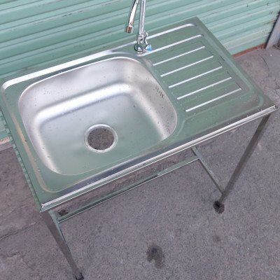 Bồn rửa inox Juno Sofa Ngang 77 x sâu 47 x cao 81 cm tặng kèm bộ xả