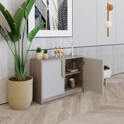 [Happy Home Furniture] PONIX, Tủ lưu trữ 2 cánh mở, 90cm x 32cm x 62cm ( DxRxC), TCM_111