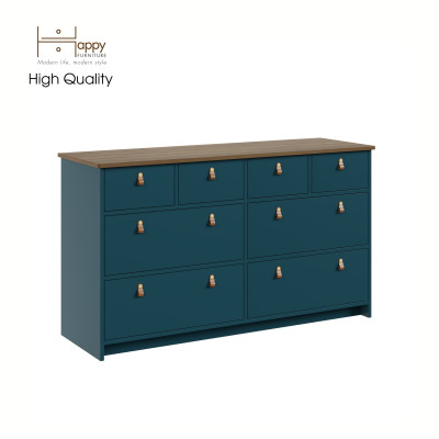 [Happy Home Furniture] NOMIA , Tủ lưu trữ 8 ngăn kéo , 140cm x 45cm x 80cm ( DxRxC), THK_065
