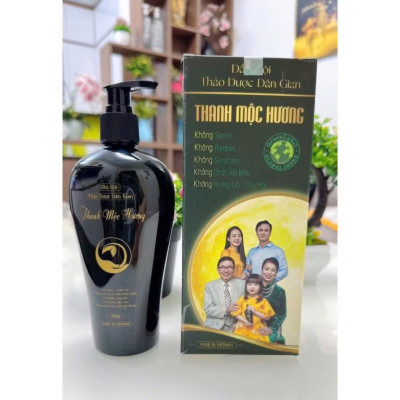 DẦU GỘI THẢO DƯỢC DÂN GIAN THANH MỘC HƯƠNG - HÀNG CHÍNH HÃNG_Dùng được cho mọi lữa tuổi, cả nam và nữ ( Tặng mũ gội đầu cho bé)