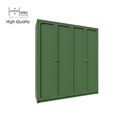 [Happy Home Furniture] ELEGANT, Tủ quần áo 4 cửa mở 1m8x2m, 180cm x 54cm x 200cm ( DxRxC), TCM_083