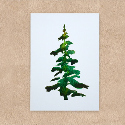 Giấy vẽ màu nước A4L- vân nhẹ lên màu siêu đẹp (10 tờ/ túi)