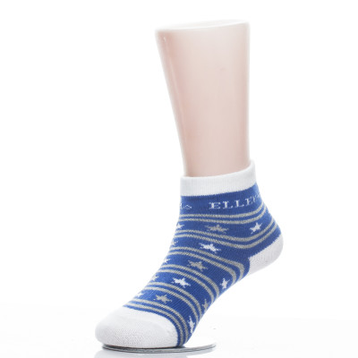 Vớ tất cổ ngắn cho bé trai 2-3 tuổi ELLE KIDS EK04 in silicon chống trượt