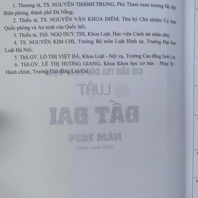 Chỉ dẫn tra cứu và áp dụng Luật Đất đại năm 2024