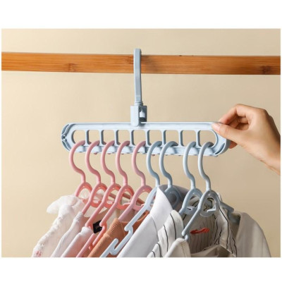 Móc phơi quần áo đa năng 9 lỗ