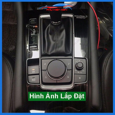 Ốp nội thất Mazda 3 2020-2021-2022 vân Titan bảo vệ chống trầy xước và làm đẹp xe
