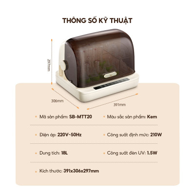 Máy sấy tiệt trùng Bear SB-MTT20