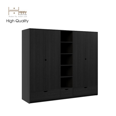 [Happy Home Furniture] CIRCLE, Tủ quần áo 4 cửa mở, 200cm x 56cm x 176cm ( DxRxC), TCM_073