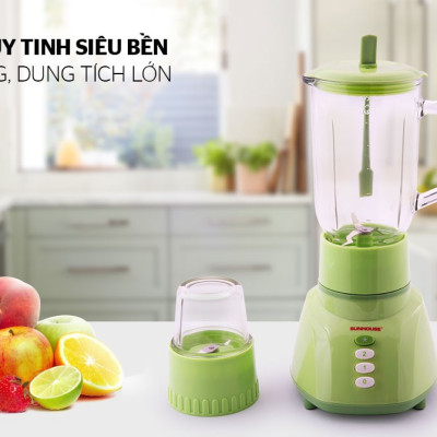 MÁY XAY SINH TỐ SUNHOUSE SHD5112 Xanh - Hàng Chính Hãng - Bảo Hành 12 Tháng Toàn Quốc