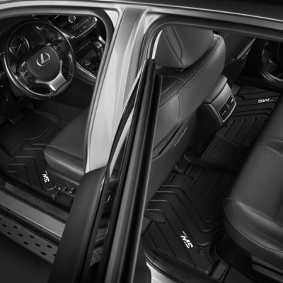 Thảm lót sàn xe ô tô LEXUS NX 2013- đến nay Nhãn hiệu Macsim 3W chất liệu nhựa TPE đúc khuôn cao cấp - màu đen