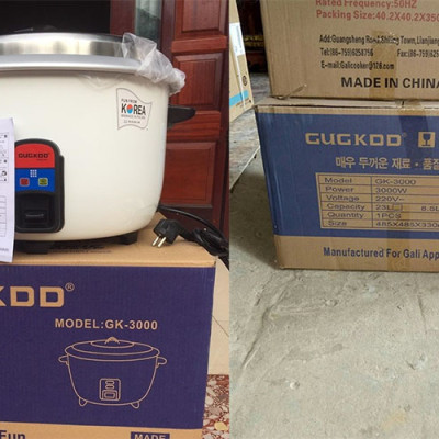 Nồi Cơm Điện Công Nghiệp Dung Tích Lớn 8.5 lít GUGKDD GK-3000 (3000W) - Hàng Chính Hãng
