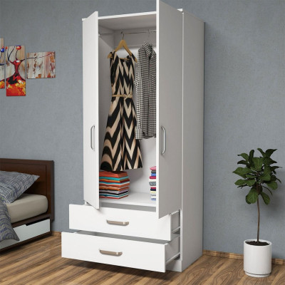 Tủ quần áo bằng gỗ công nghiệp thiết kế hiện đại SMLIFE Cashuna