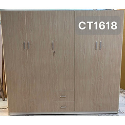 Tủ quần áo nhựa 5 cánh kèm hộc kệ trong ĐV Juno sofa 204 x 185 x 47 cm nhiều màu lựa chọn