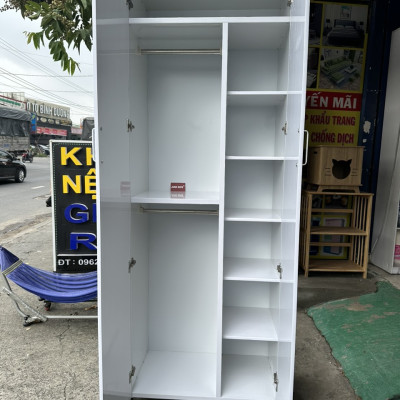 Tủ áo nhựa đơn giản Juno Sofa ngang 80 cm x 2m2 x 48 cm