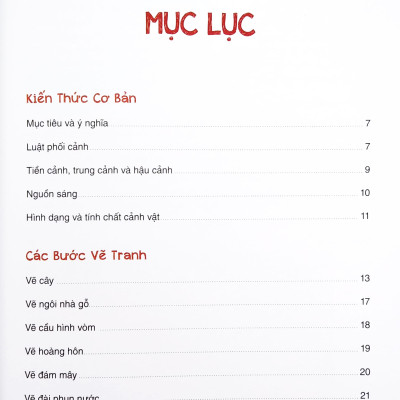 BÍ QUYẾT HỘI HỌA - VẼ TRANH PHONG CẢNH
