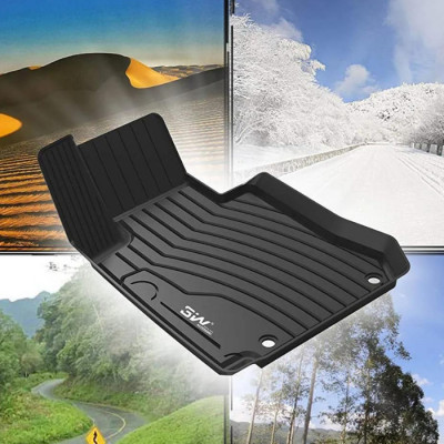 Thảm lót sàn xe ô tô Mercedes C 2022+ Nhãn hiệu Macsim 3W (Loại 2) chất liệu nhựa TPE đúc khuôn