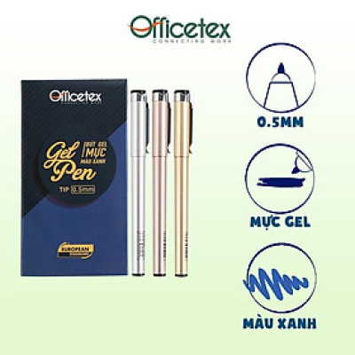 Combo 2 Bút gel Officetex OT-GP0023BU