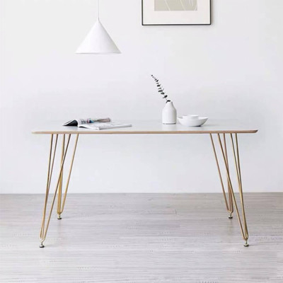 Bàn Kingsman chân thép mạ vàng