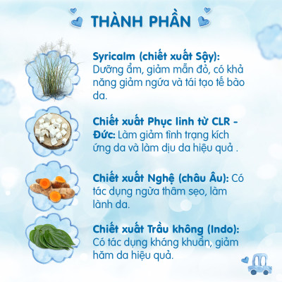 Kem Dưỡng Ẩm, Mịn Da Và Ngăn Ngừa Rôm Sảy Cho Bé Oribebe 30gr - An Toàn Cho Da Nhạy Cảm